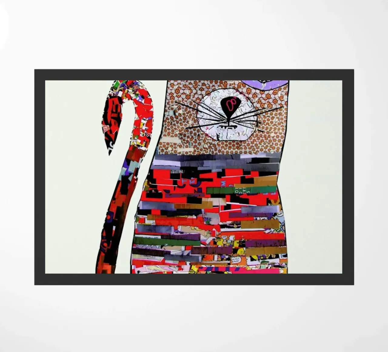 pepper cat doormat by Brian Buckley