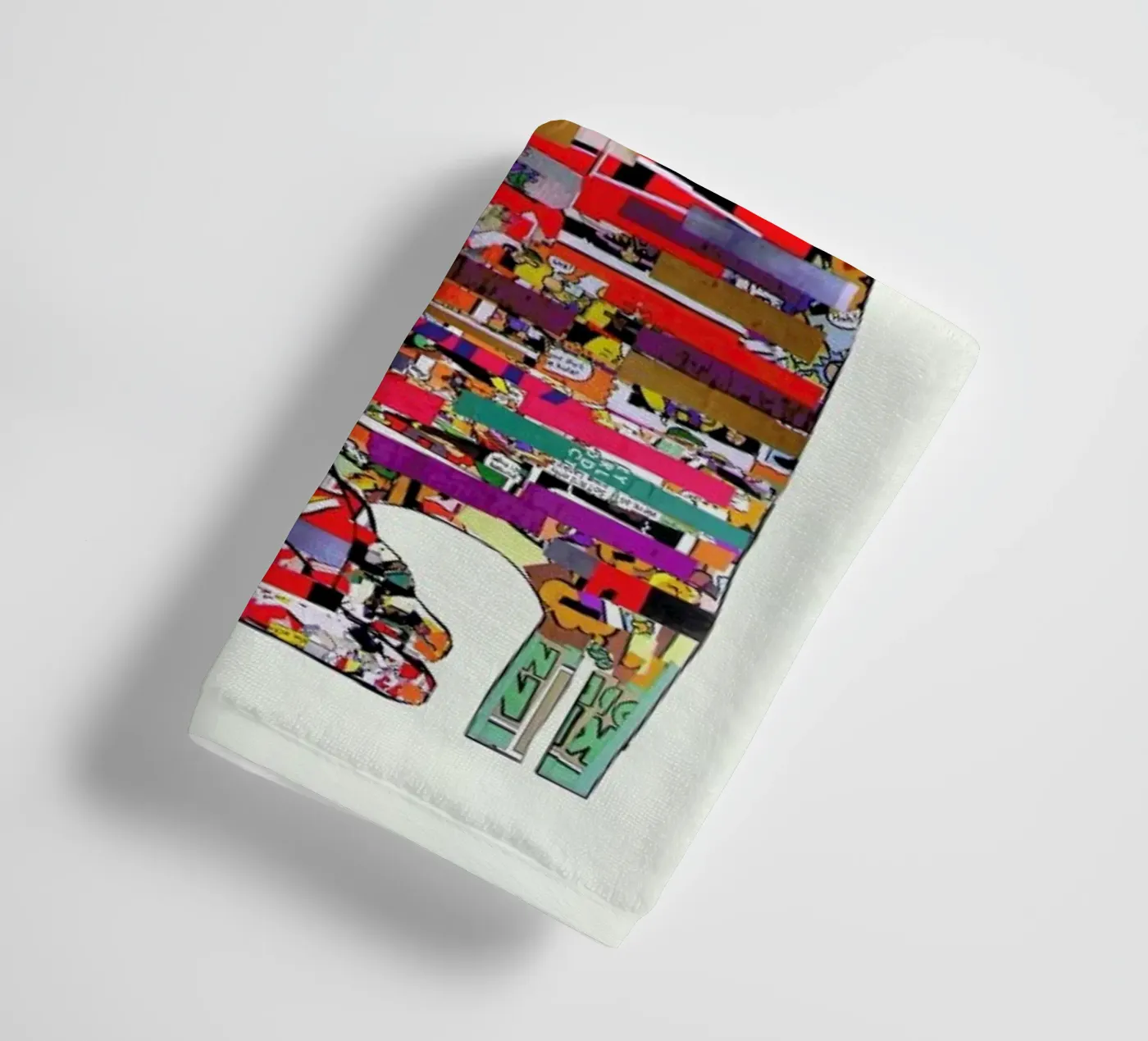 pepper cat towel by Brian Buckley
