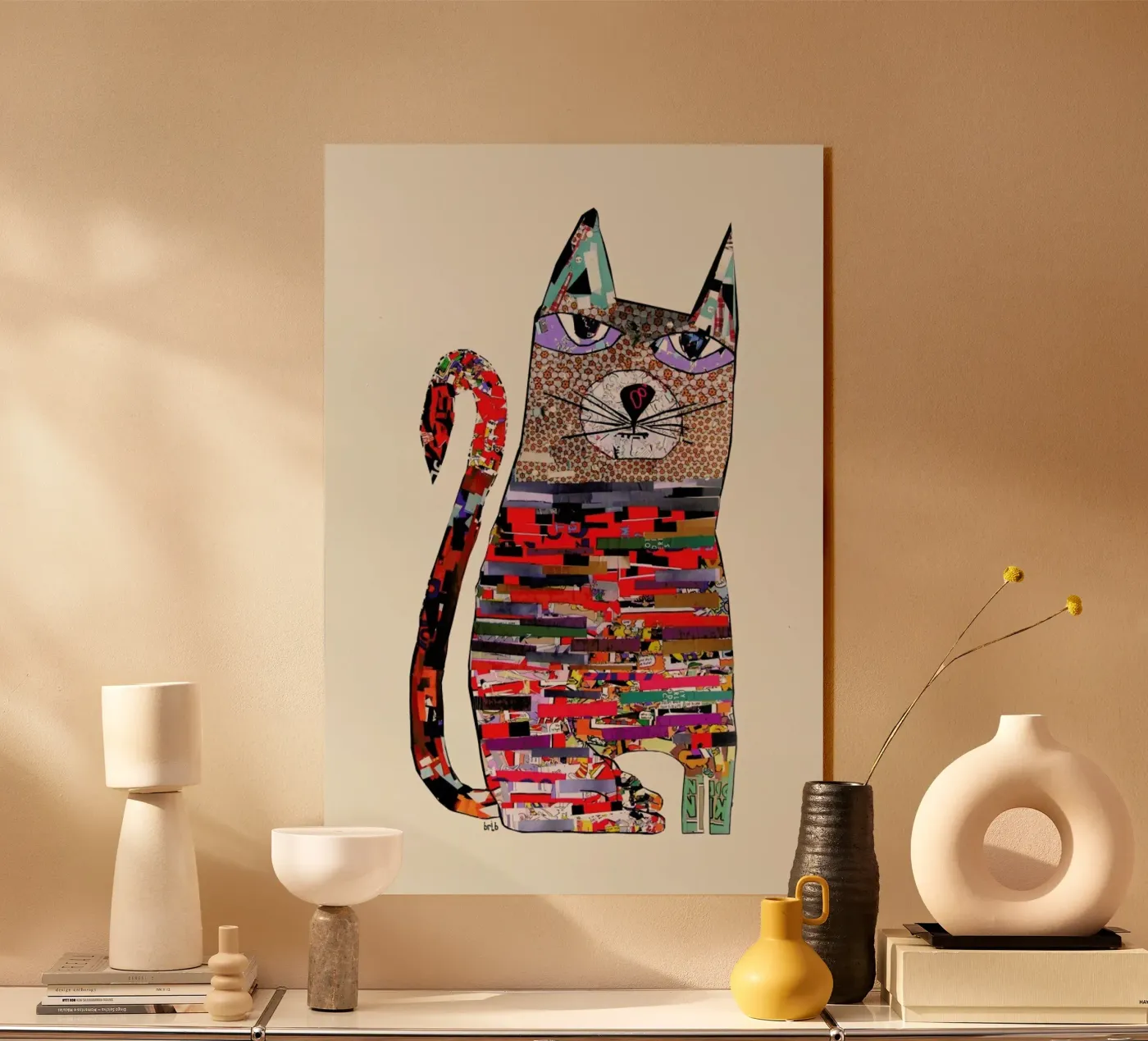 pepper cat plexiglas de Brian Buckley