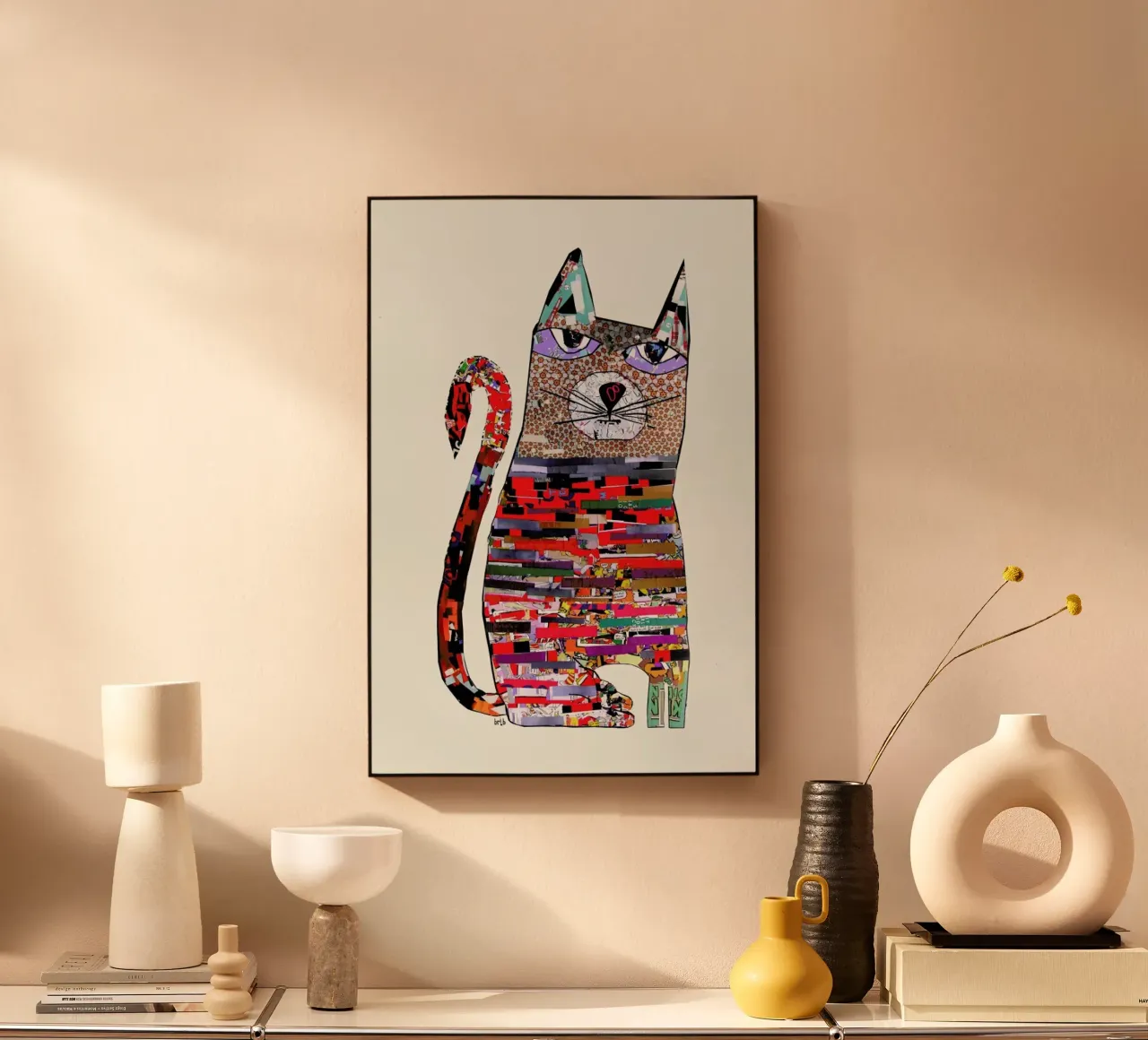 pepper cat alluminio dibond da Brian Buckley