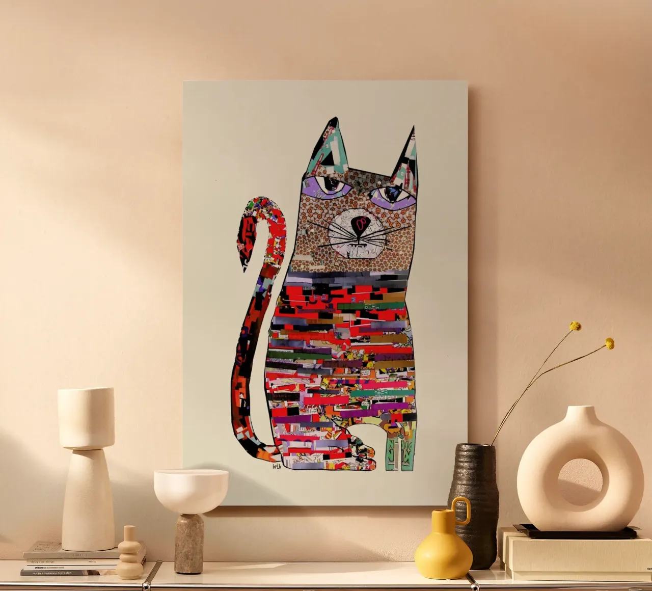pepper cat alluminio dibond da Brian Buckley