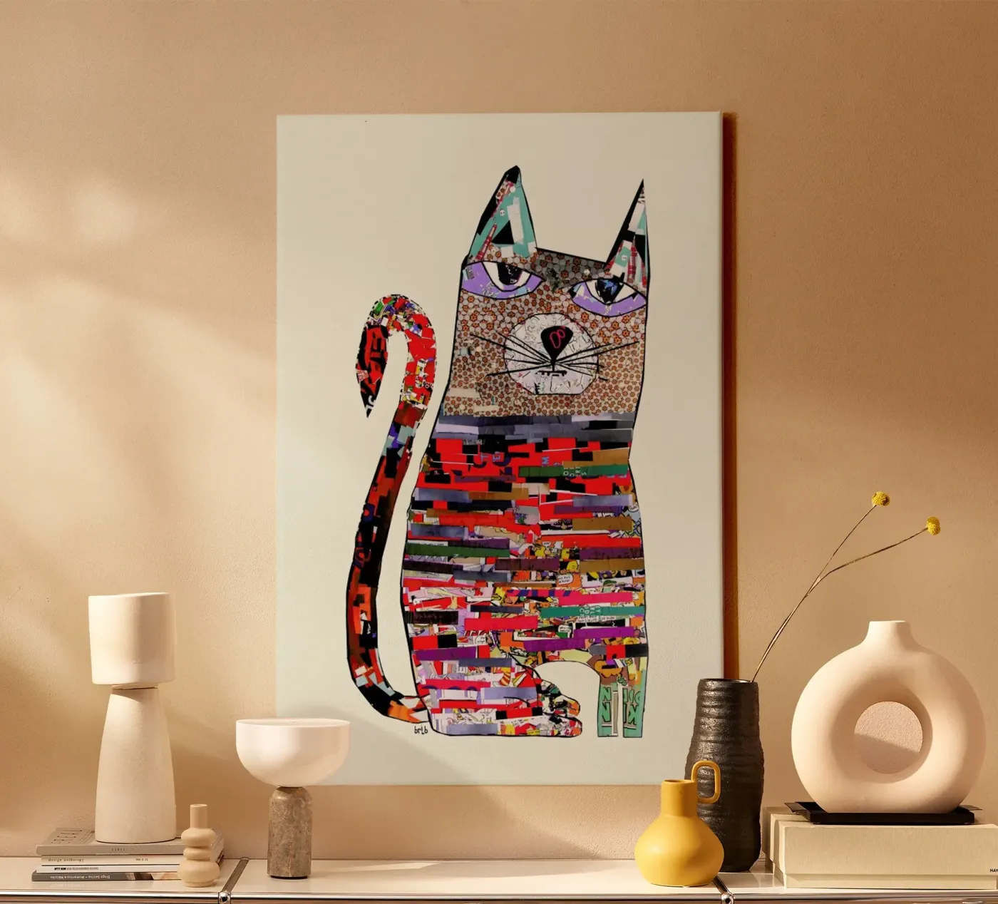 pepper cat tela da Brian Buckley