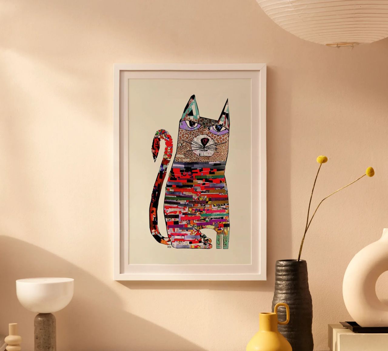 pepper cat poster by Brian Buckley