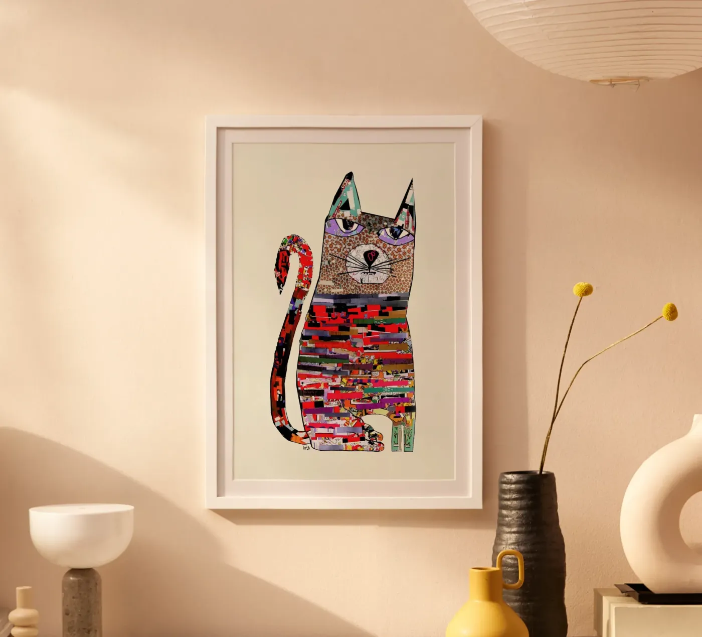 pepper cat poster van Brian Buckley