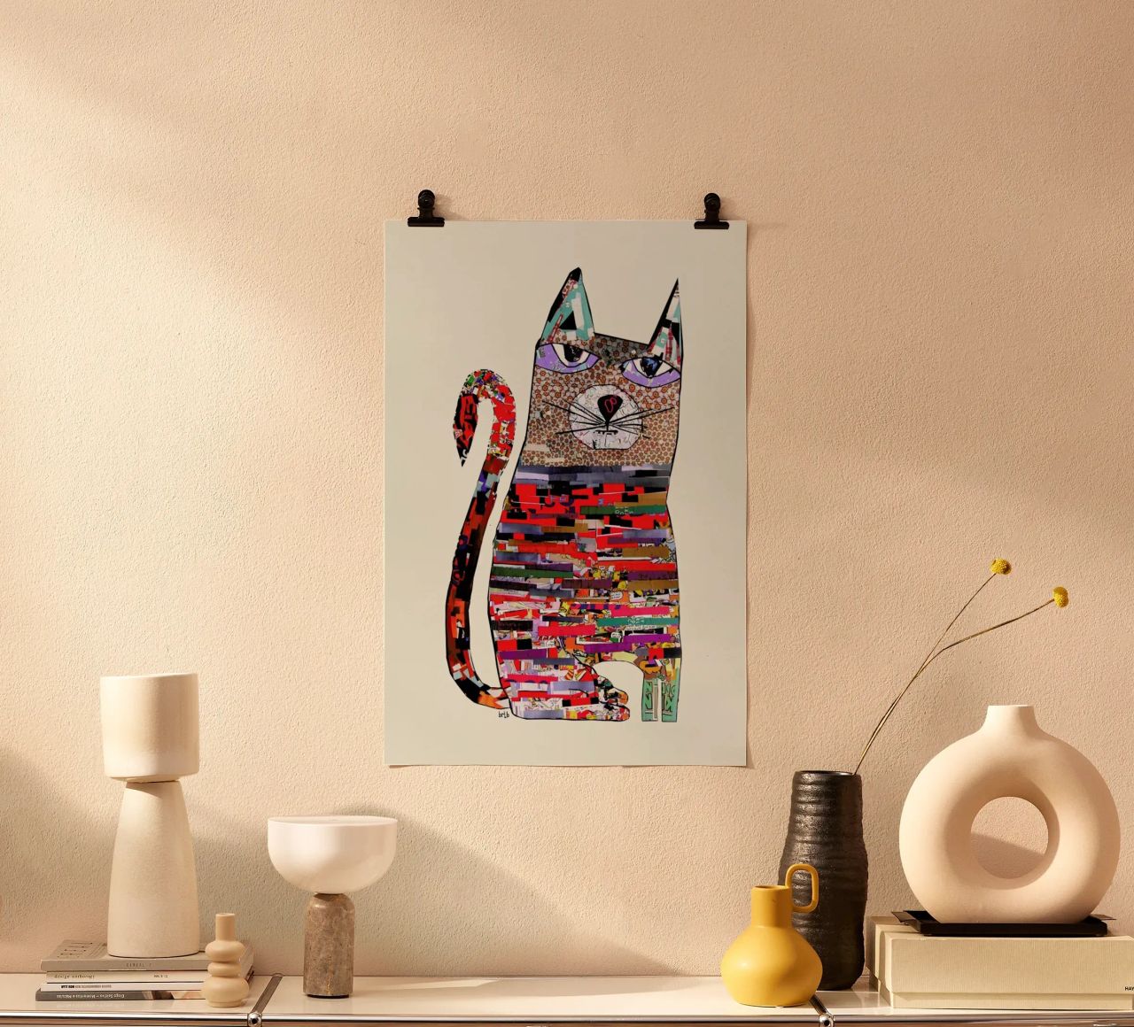 pepper cat poster by Brian Buckley