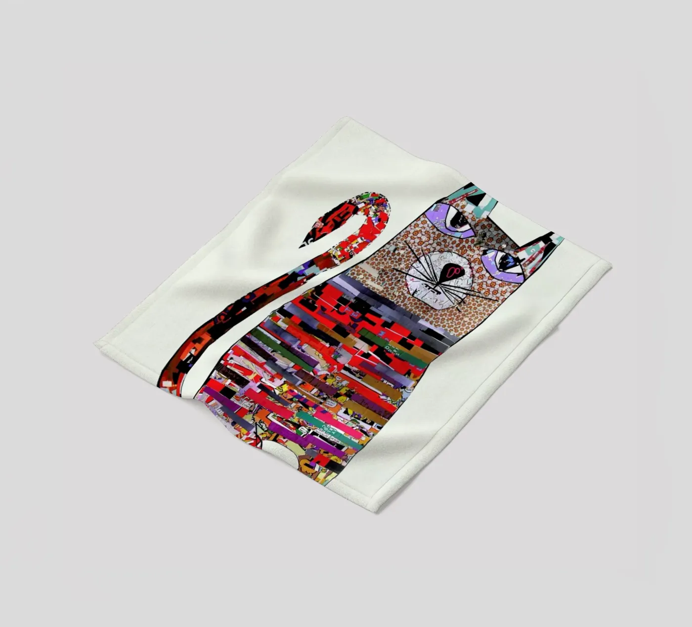 pepper cat coperta in pile da Brian Buckley