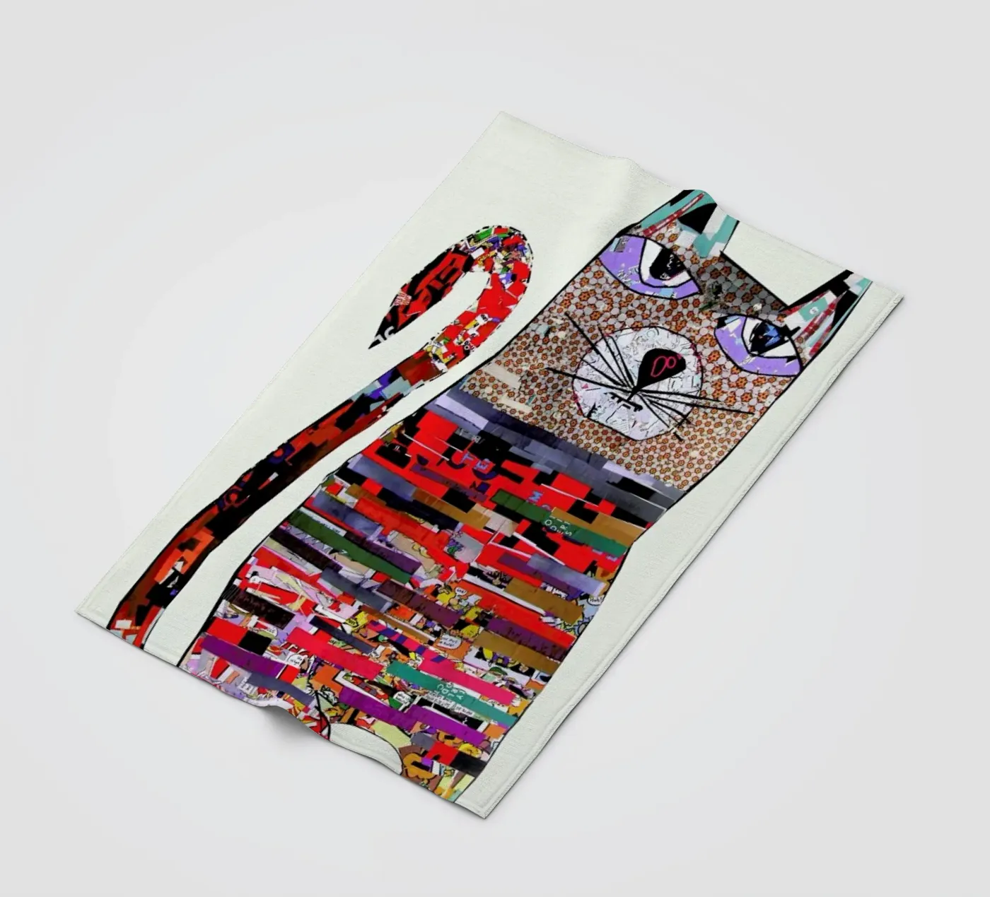 pepper cat coperta in pile da Brian Buckley