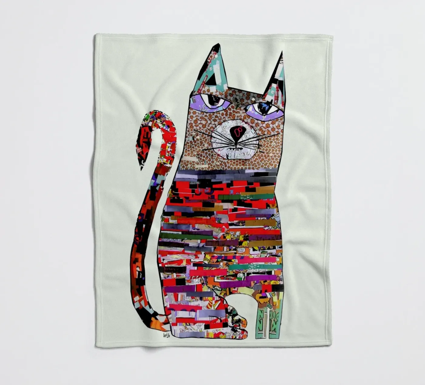 pepper cat coperta in pile da Brian Buckley