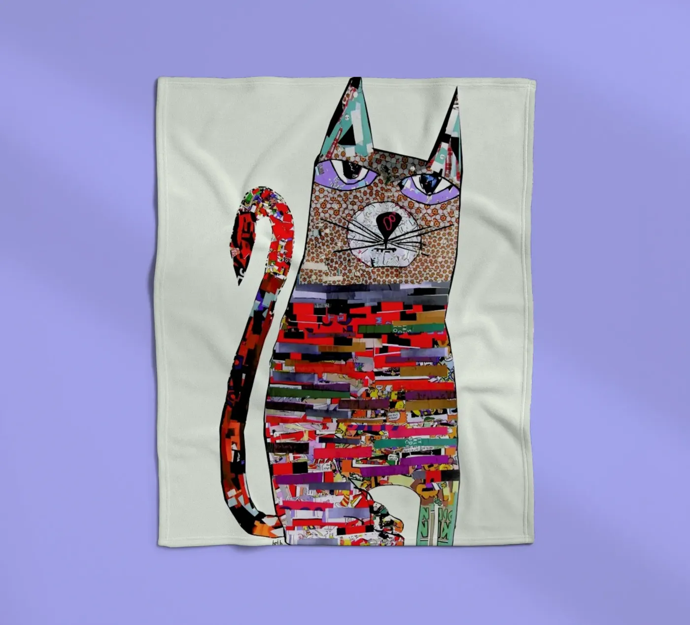 pepper cat fleecedeken van Brian Buckley