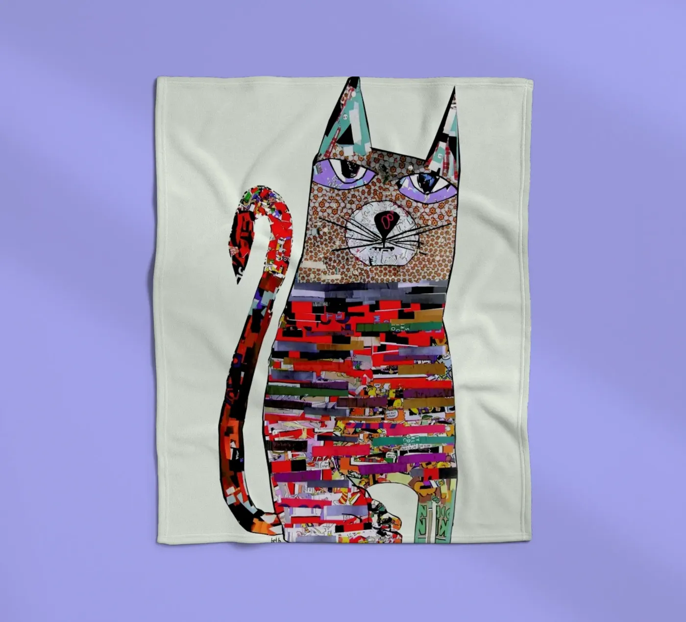 pepper cat coperta in pile da Brian Buckley