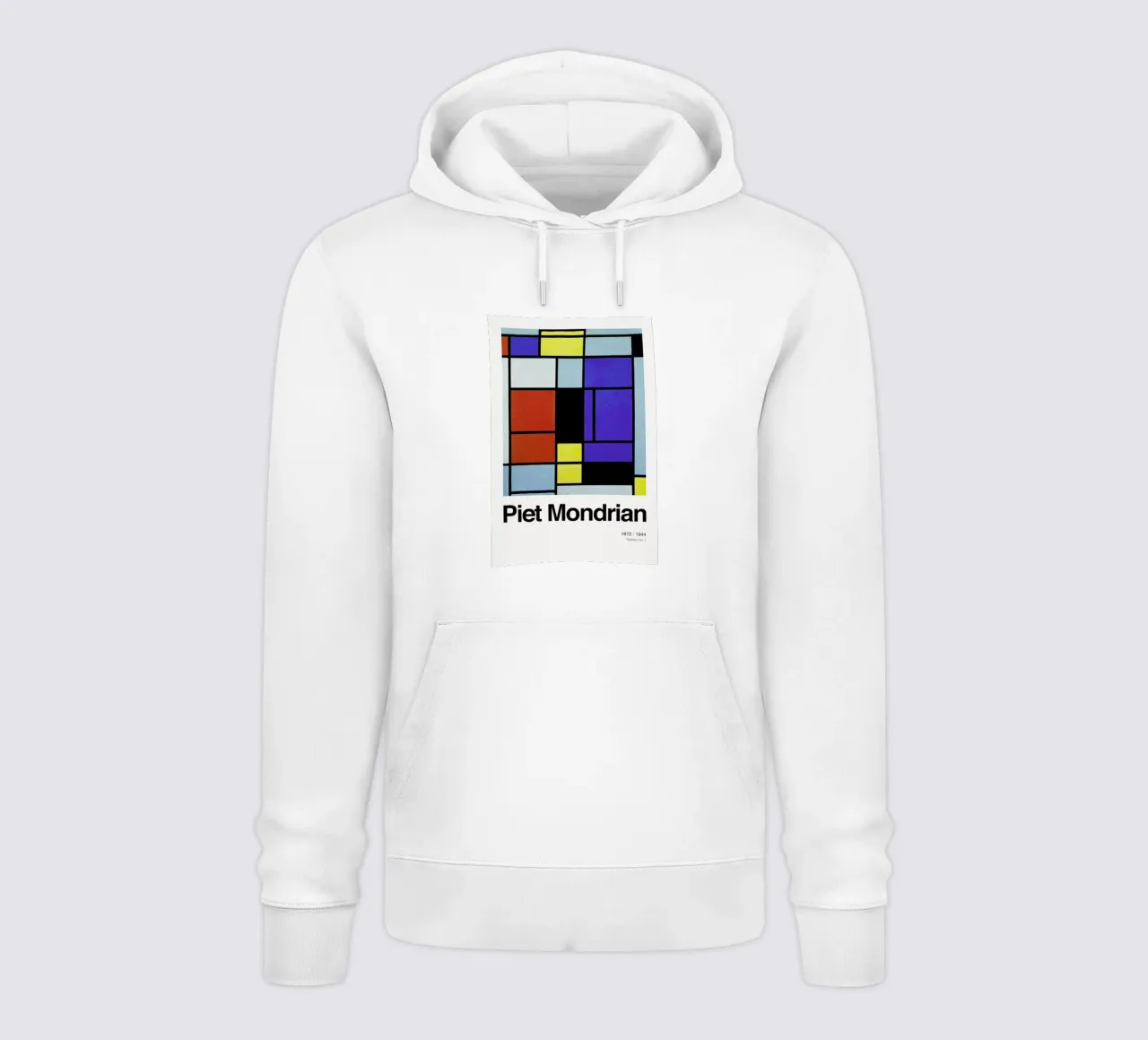 Mondrian - Tableau No.1 felpa con cappuccio da ARTOTHEK