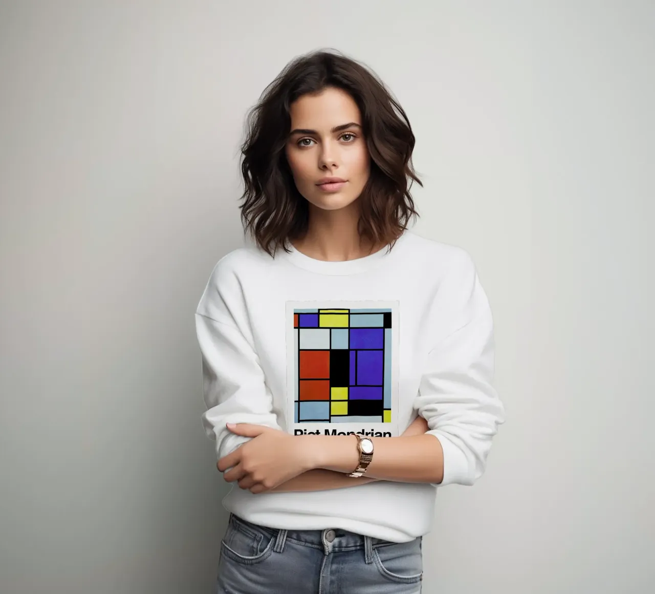 Mondrian - Tableau No.1 felpa da ARTOTHEK