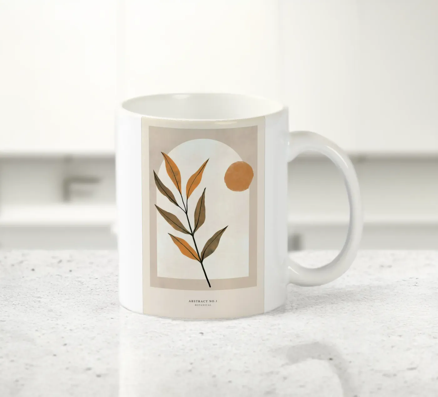 Botanical ceramic mug by Graphite