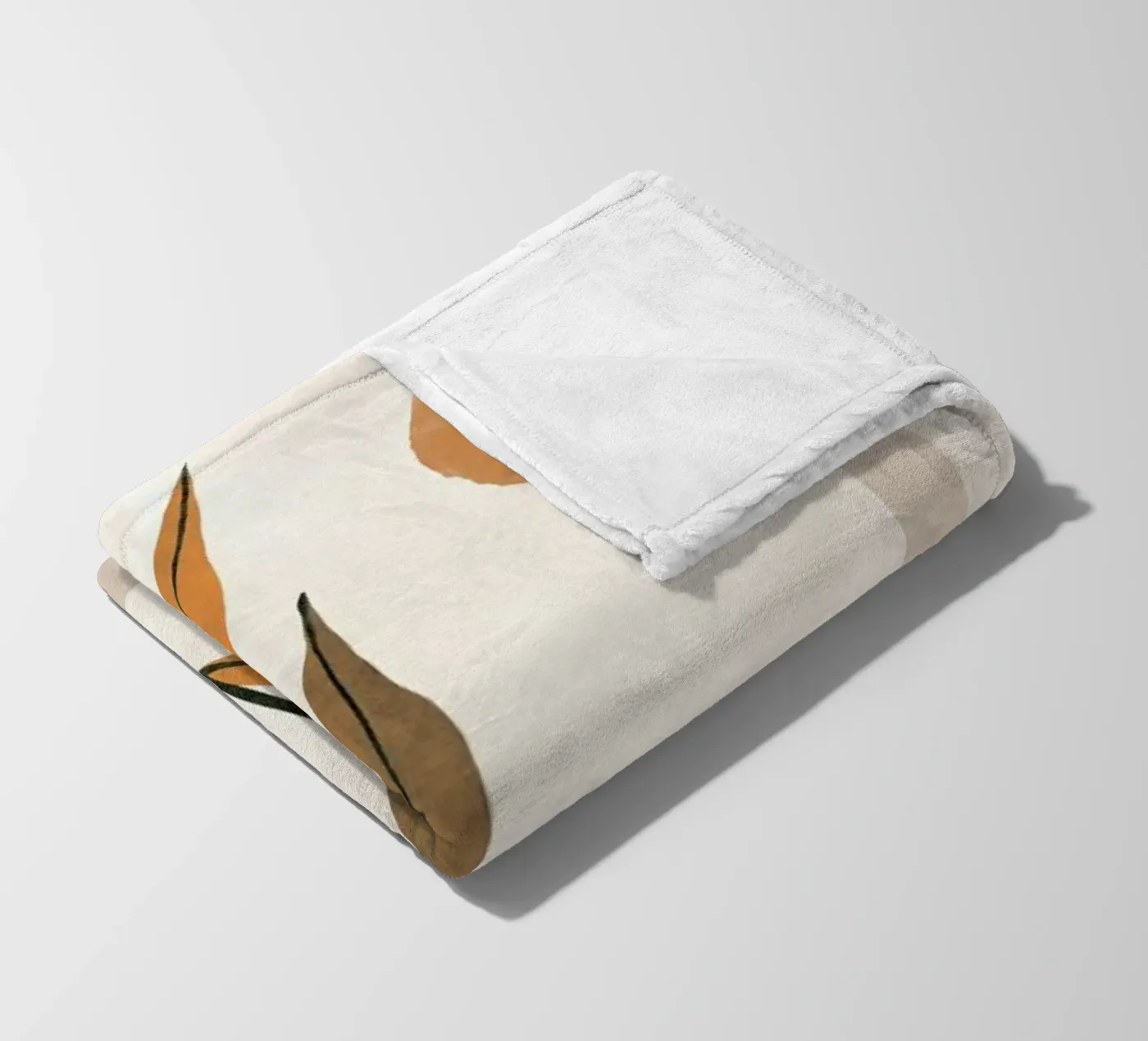 Botanical fleecedeken van Graphite