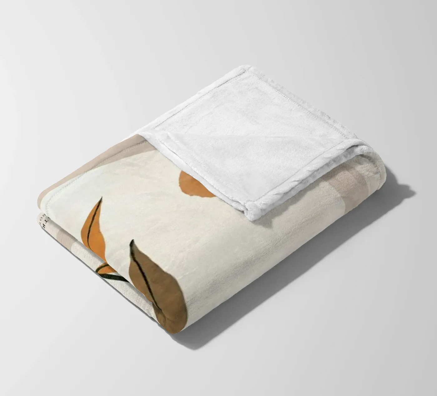 Botanical fleecedeken van Graphite