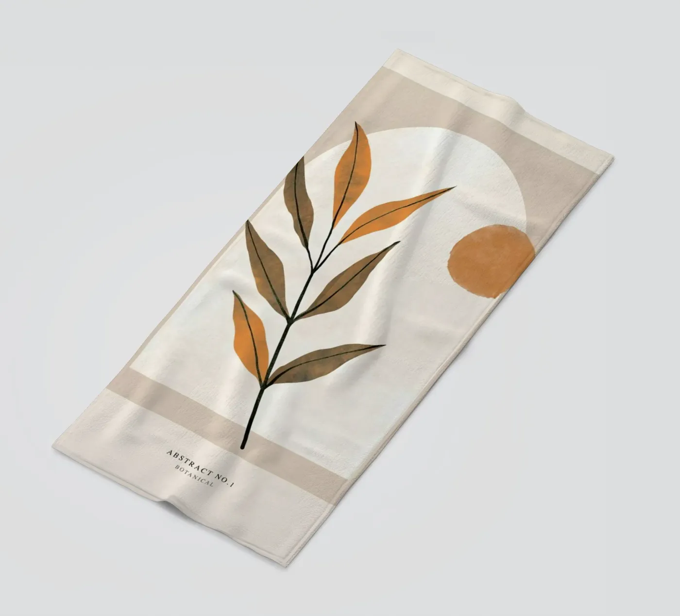 Botanical beach towel by Graphite