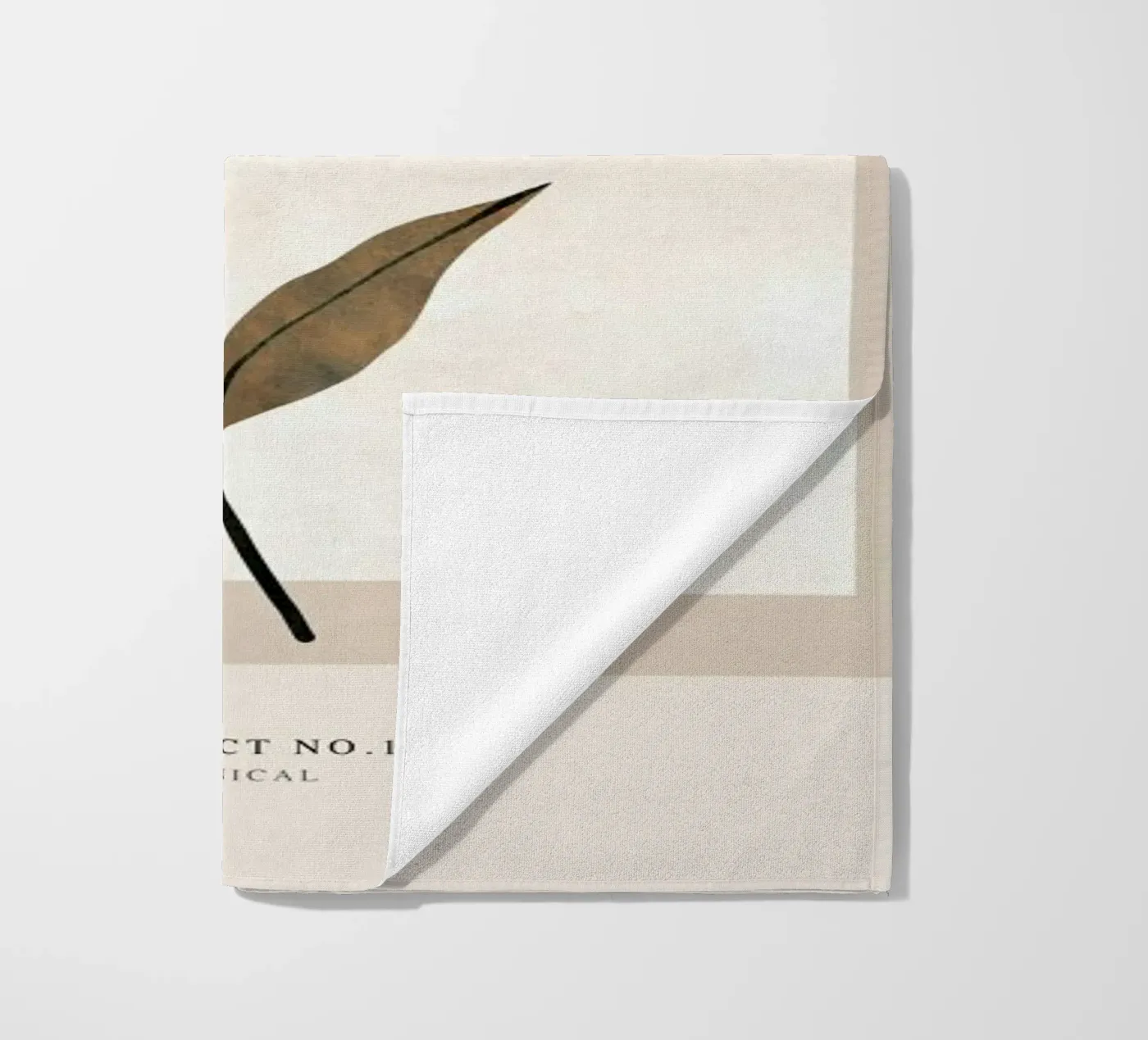 Botanical beach towel by Graphite