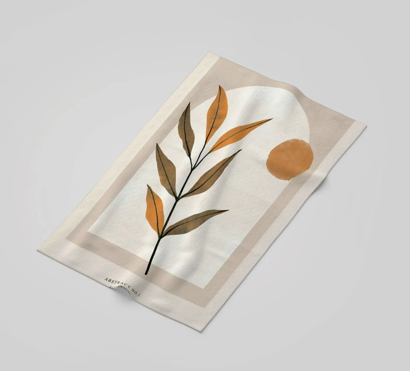 Botanical beach towel by Graphite