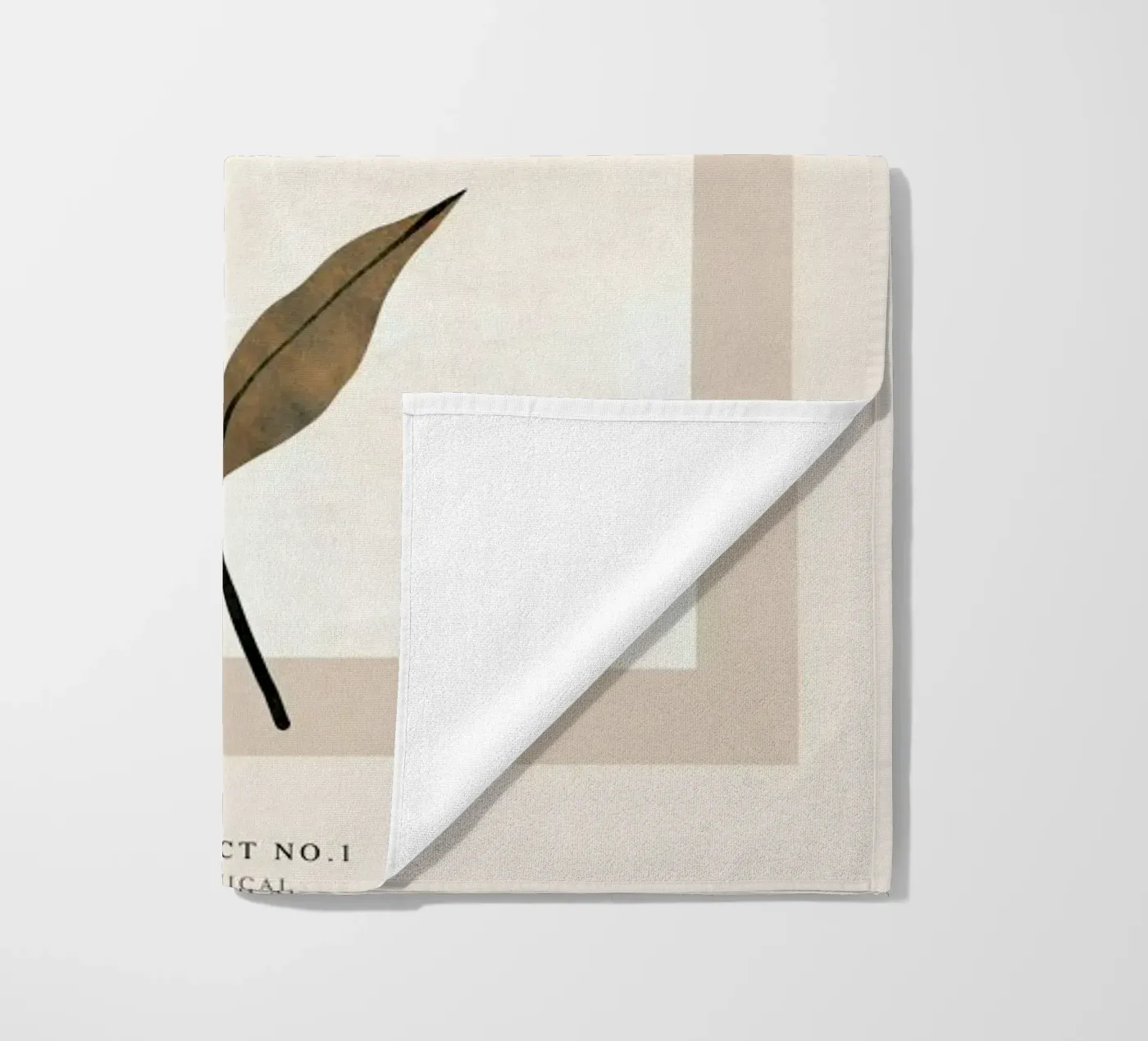 Botanical beach towel by Graphite