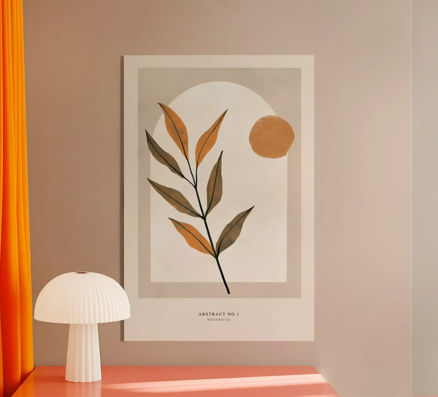 Botanical Acryl-Glas von Graphite