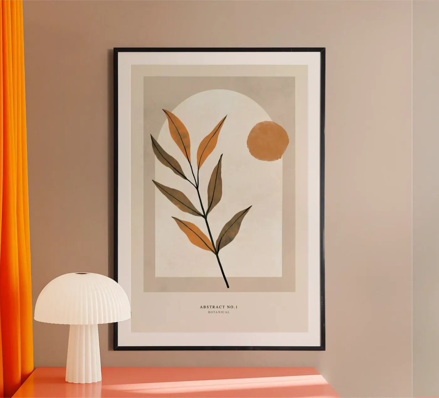 Botanical poster van Graphite
