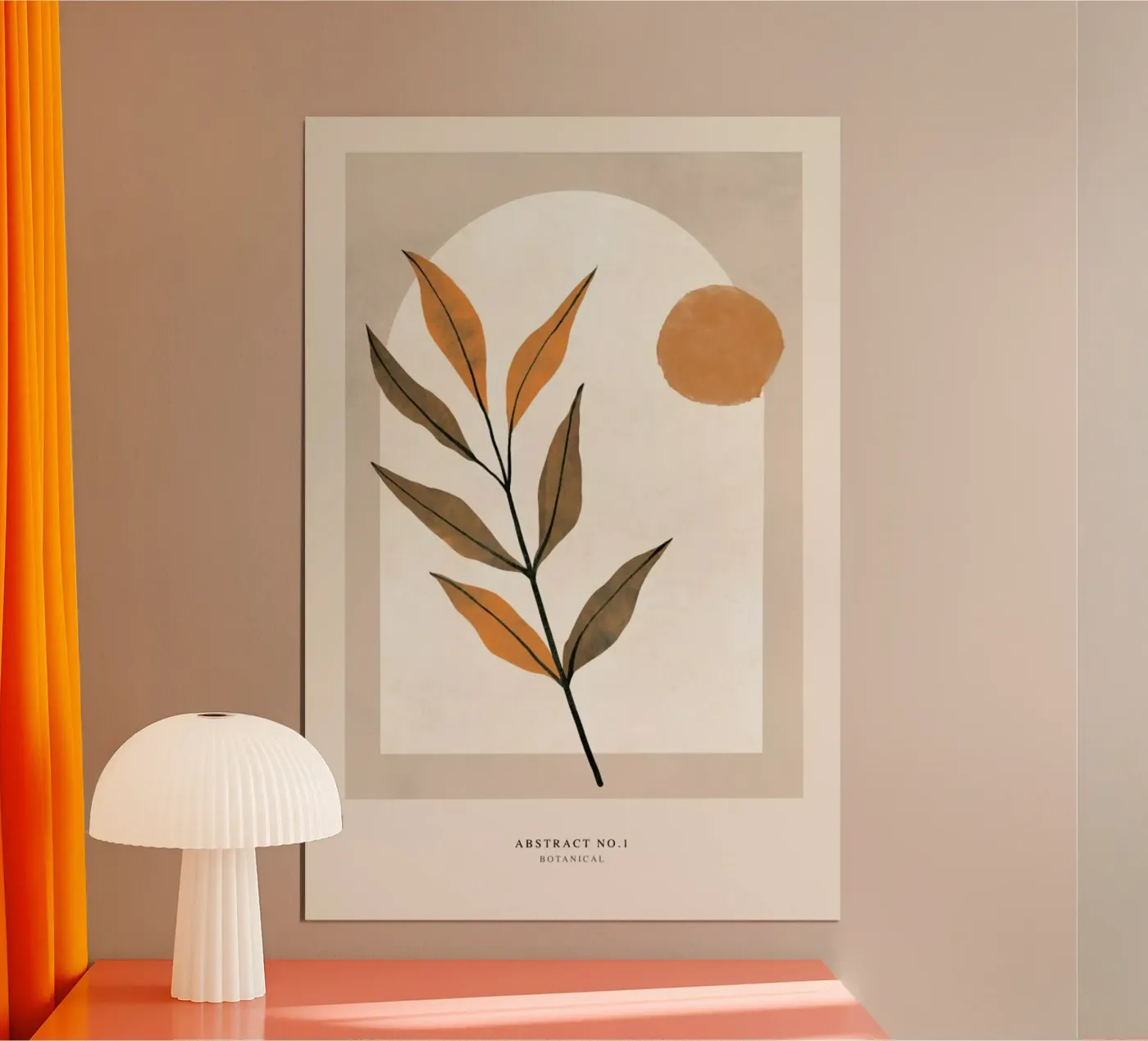 Botanical poster van Graphite