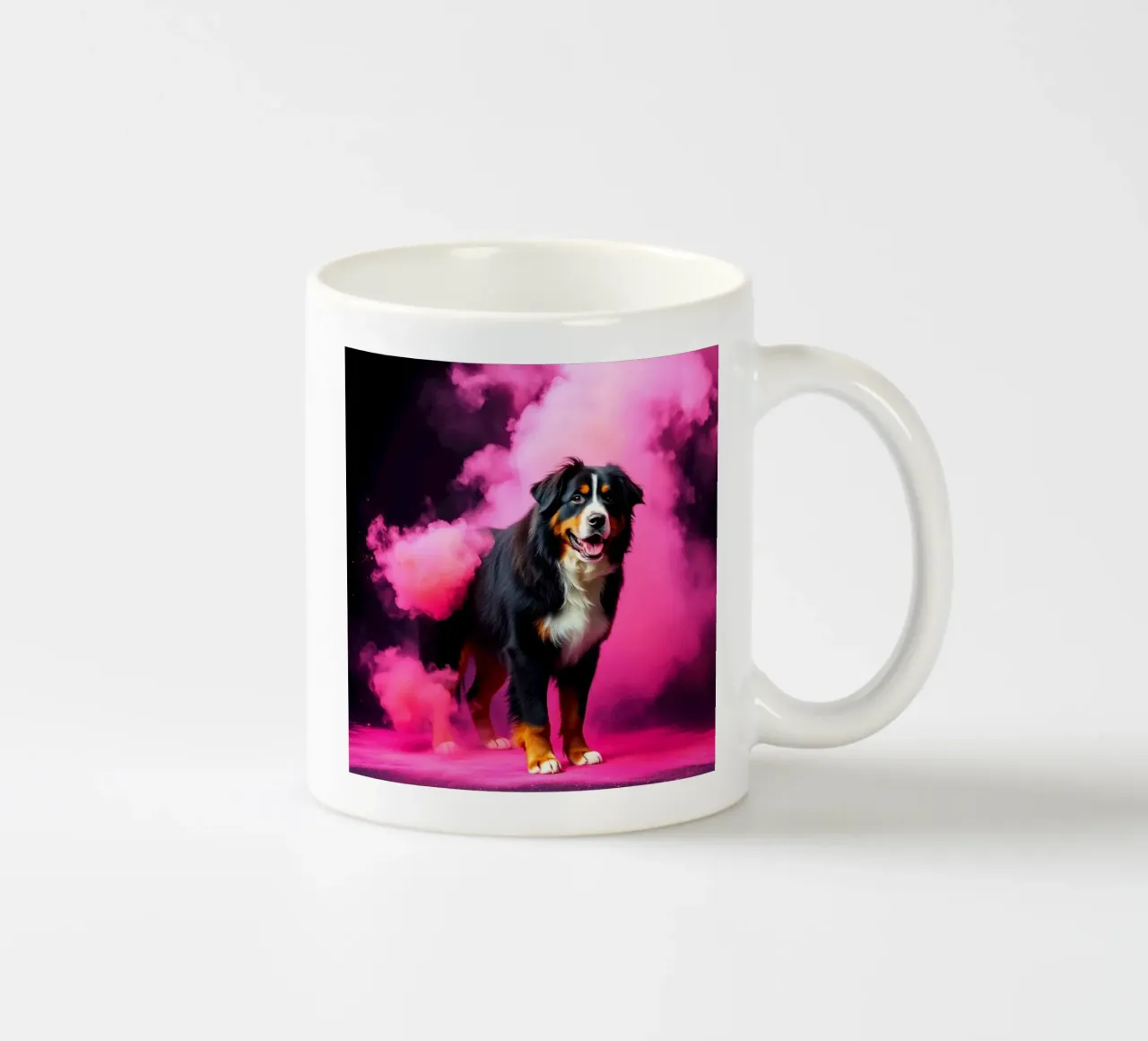 Le bouvier bernois coloré #211 mug en céramique de Yumis.Beargang.and.Me