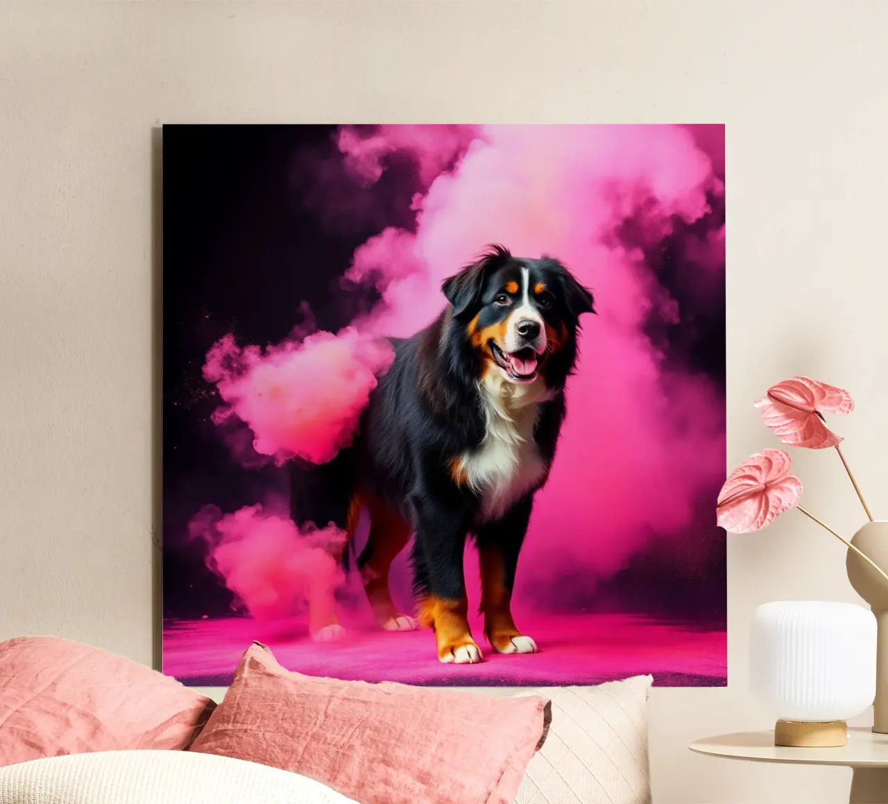 Le bouvier bernois coloré #211 panneau forex de Yumis.Beargang.and.Me