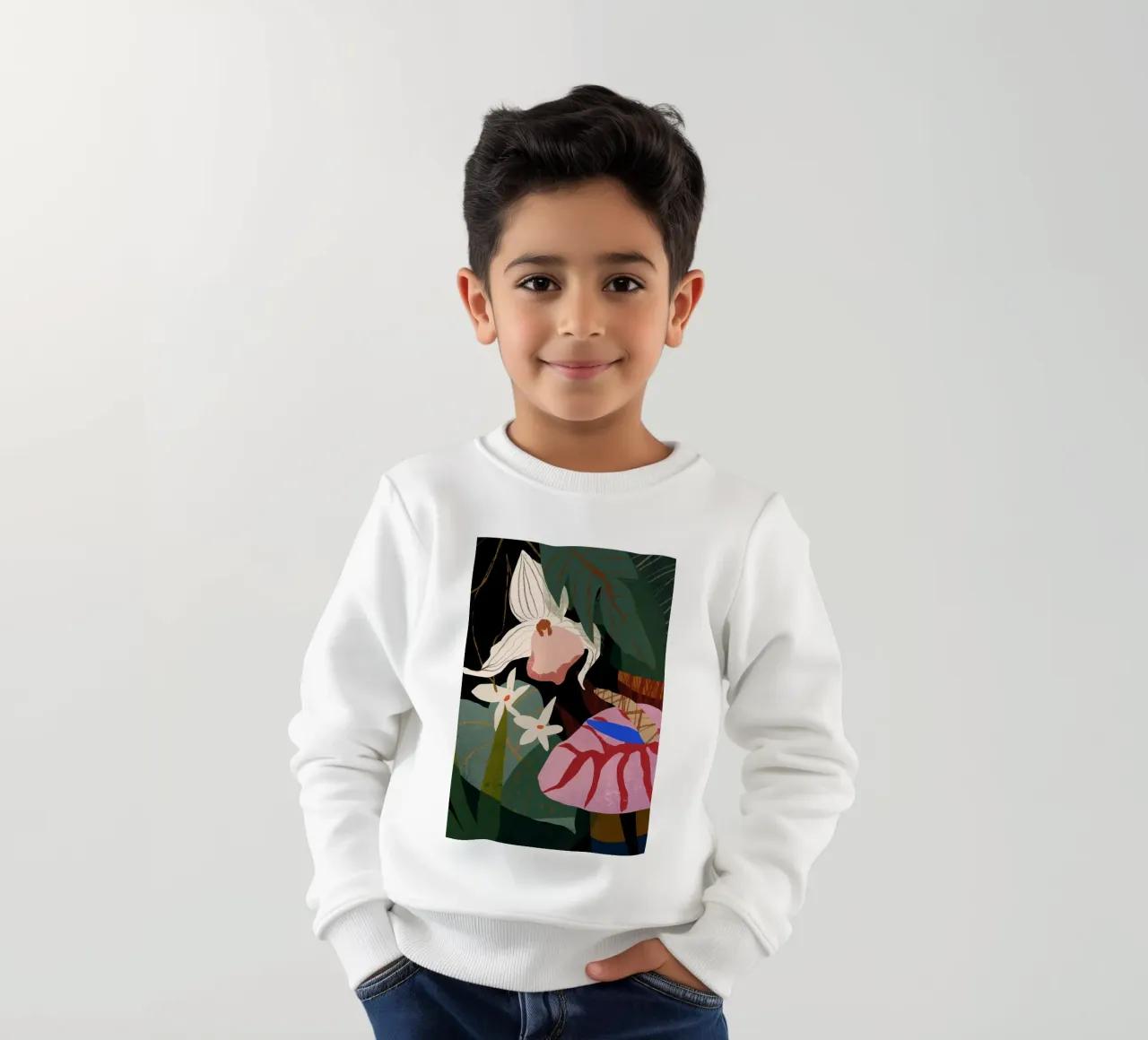 Orchid felpa bambino da Arty Guava