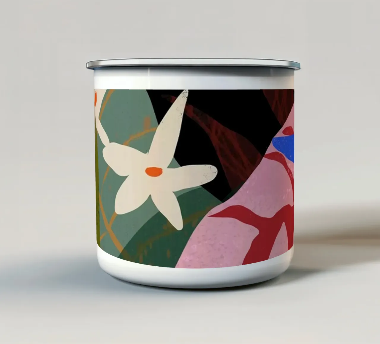 Orchid tazza in smalto da Arty Guava