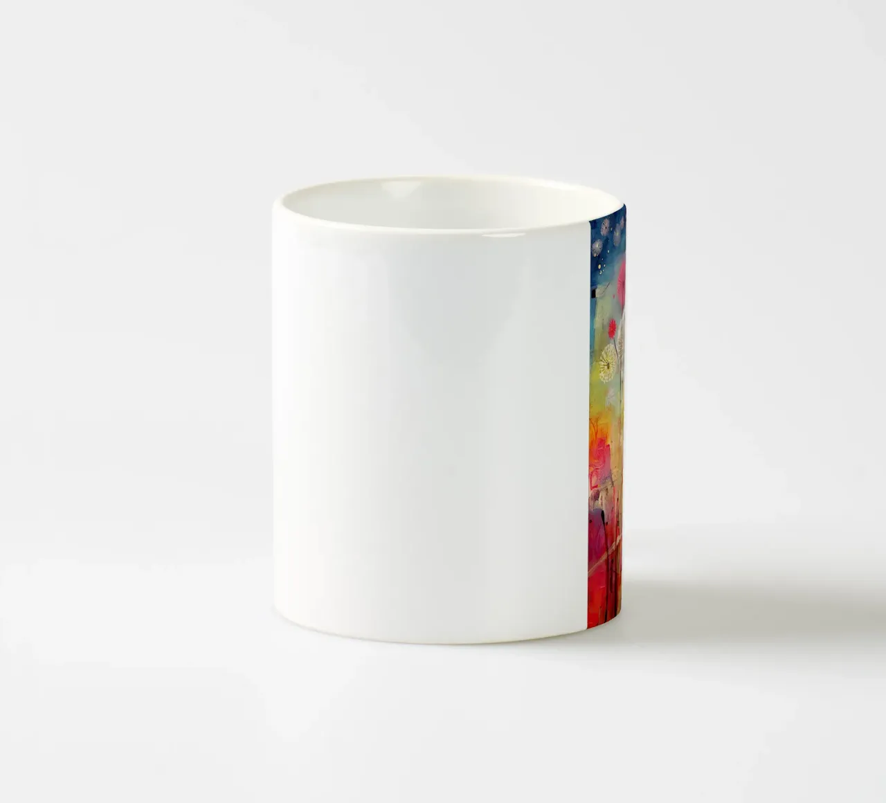 Fiori estivi dai colori vivaci tazza in ceramica da Imagine