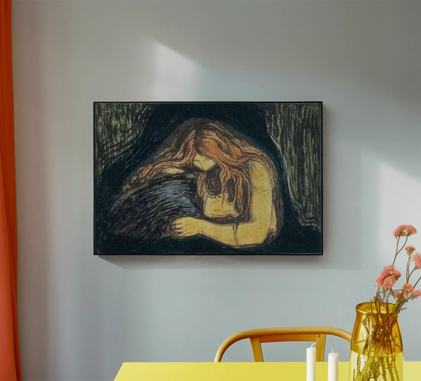 Edvard Munch Arte plexiglass da Brooke