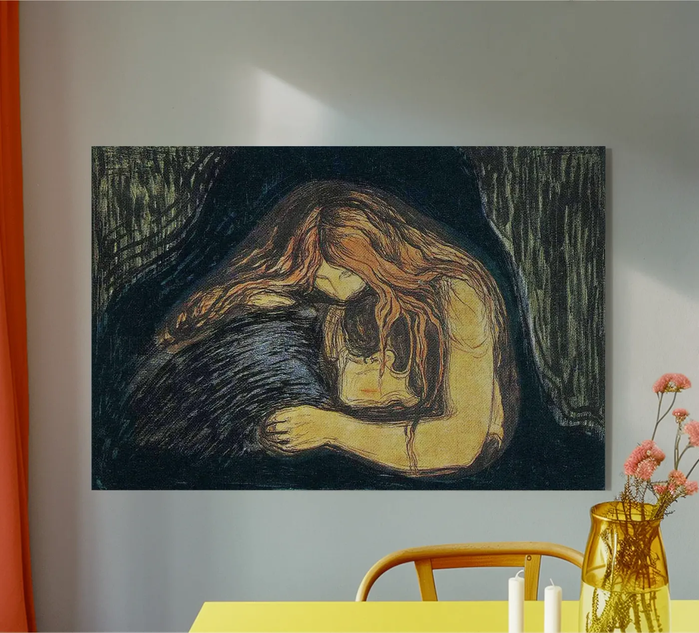 Edvard Munch Arte plexiglass da Brooke