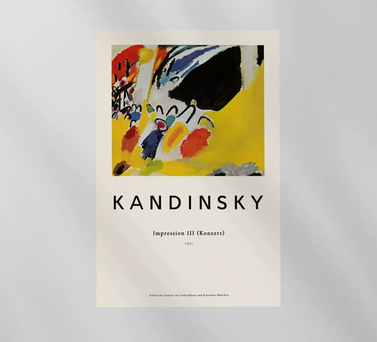 Wassily Kandinsky - Impression III (Konzert) pellicola backlit da ARTOTHEK