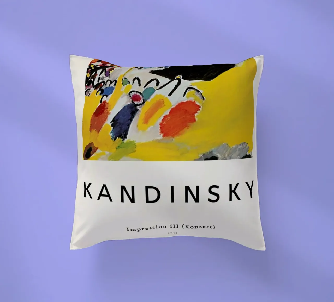 Wassily Kandinsky - Impression III (Konzert) cuscino da ARTOTHEK
