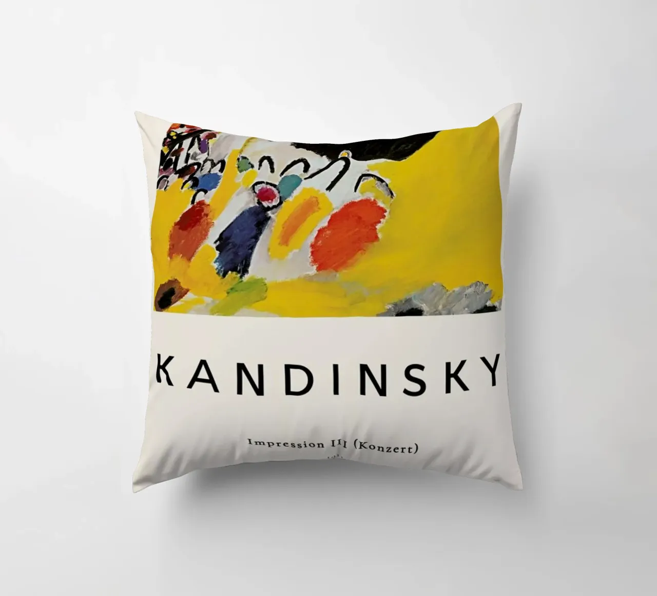 Wassily Kandinsky - Impression III (Konzert) cuscino da ARTOTHEK