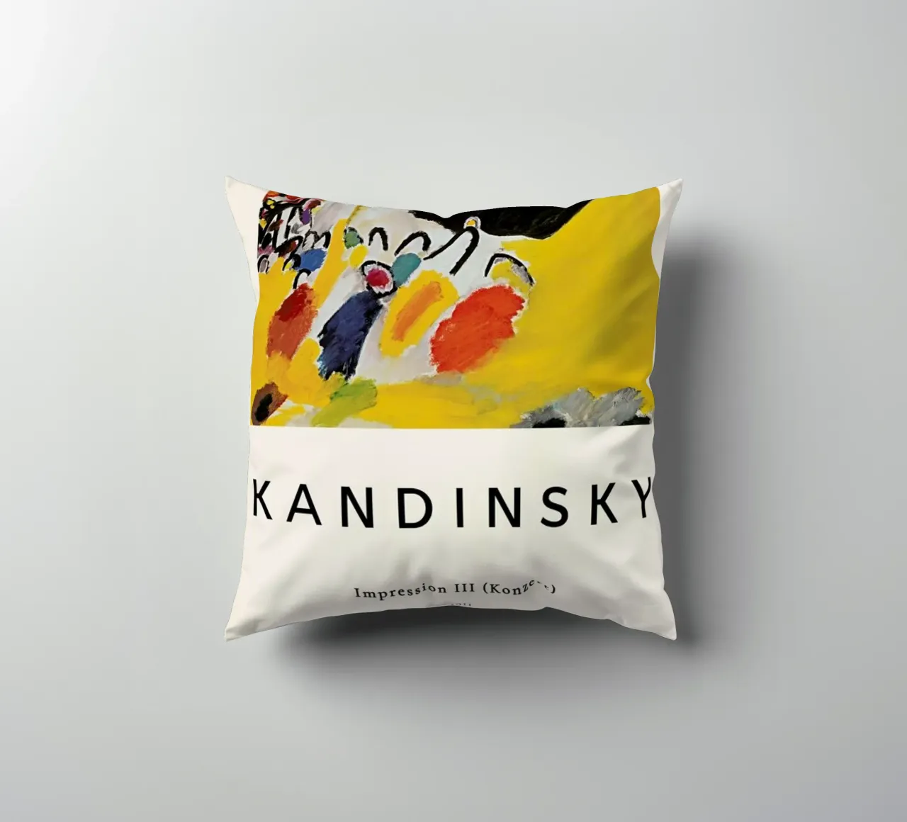 Wassily Kandinsky - Impression III (Konzert) cuscino da ARTOTHEK