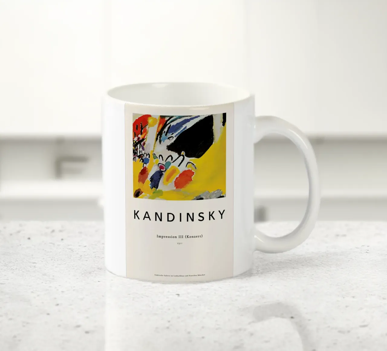 Wassily Kandinsky - Impression III (Konzert) tazza in ceramica da ARTOTHEK