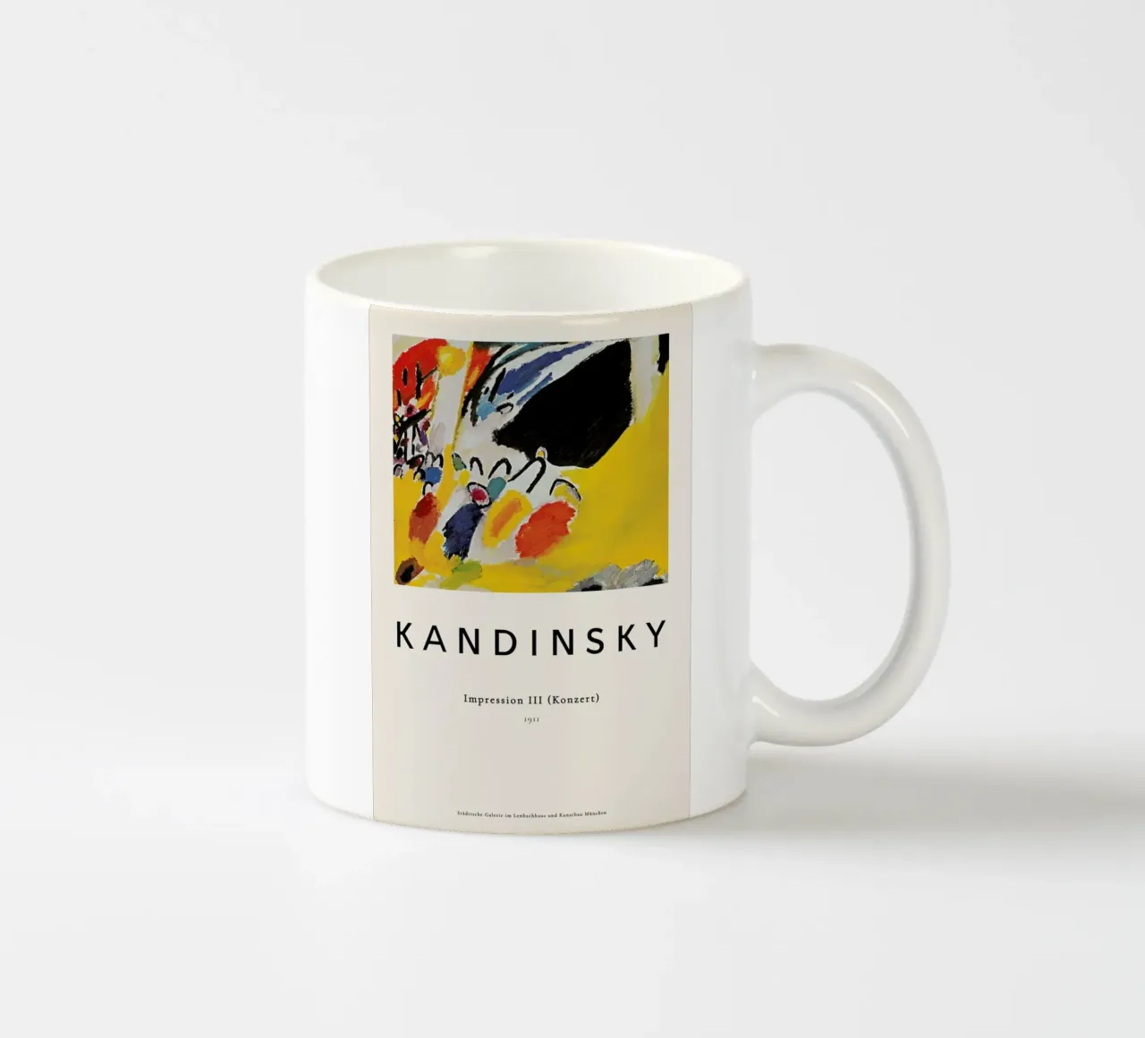 Wassily Kandinsky - Impression III (Konzert) tazza in ceramica da ARTOTHEK
