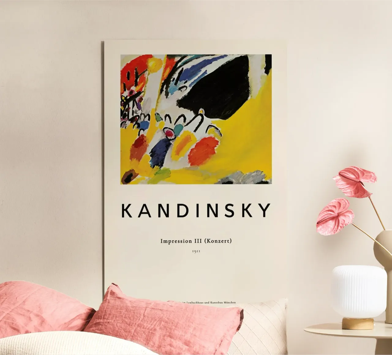 Wassily Kandinsky - Impression III (Konzert) alluminio dibond da ARTOTHEK