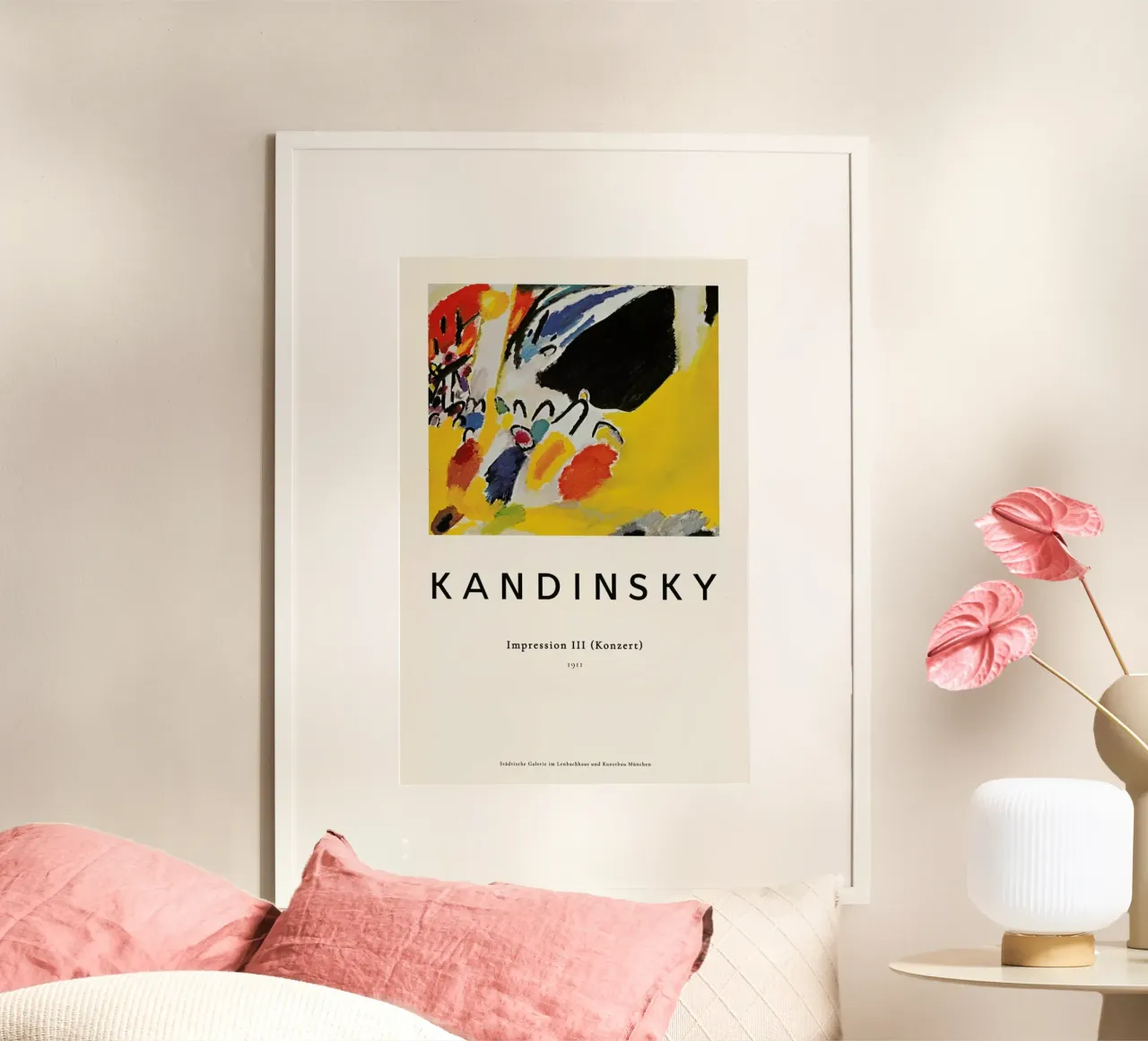 Wassily Kandinsky - Impression III (Konzert) carta hahnemühle da ARTOTHEK