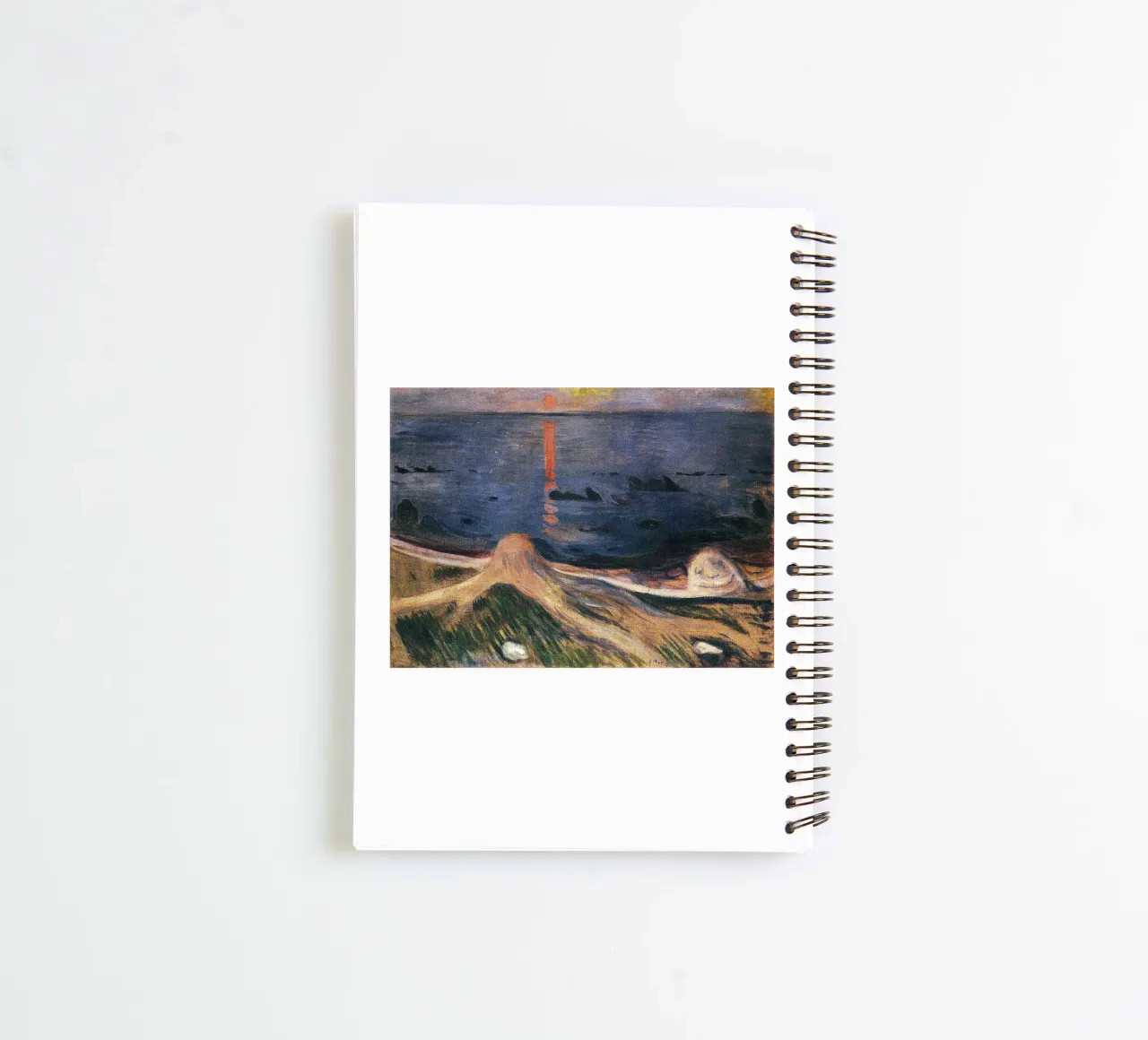 Edvard Munch Art spiral notebook by Brooke