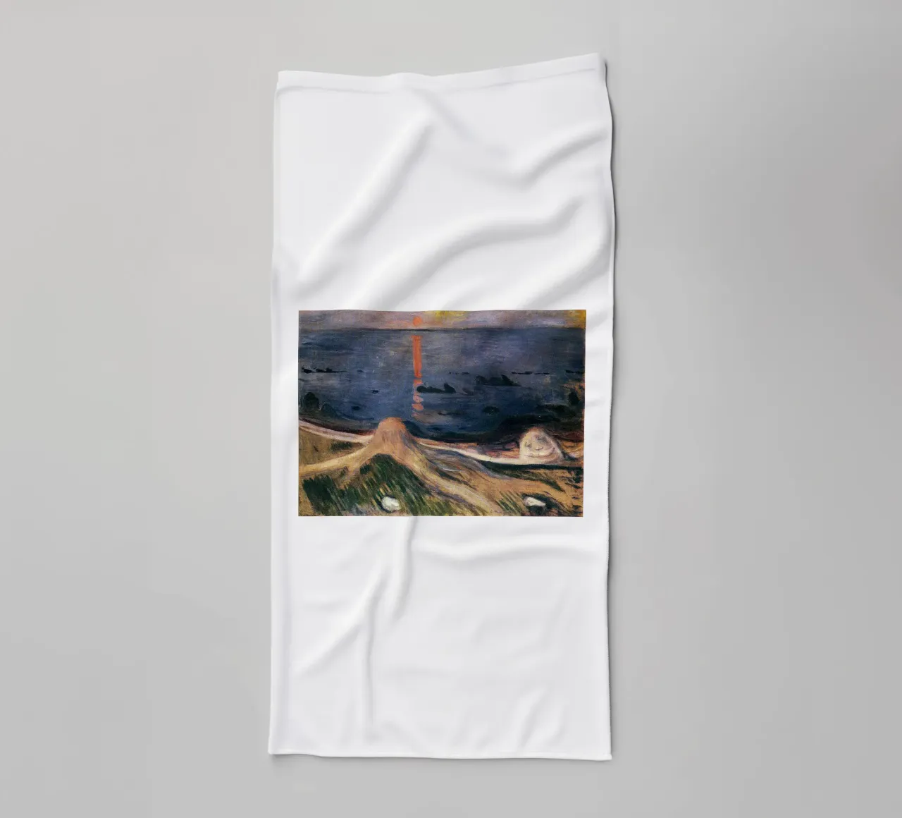 Edvard Munch Art towel by Brooke