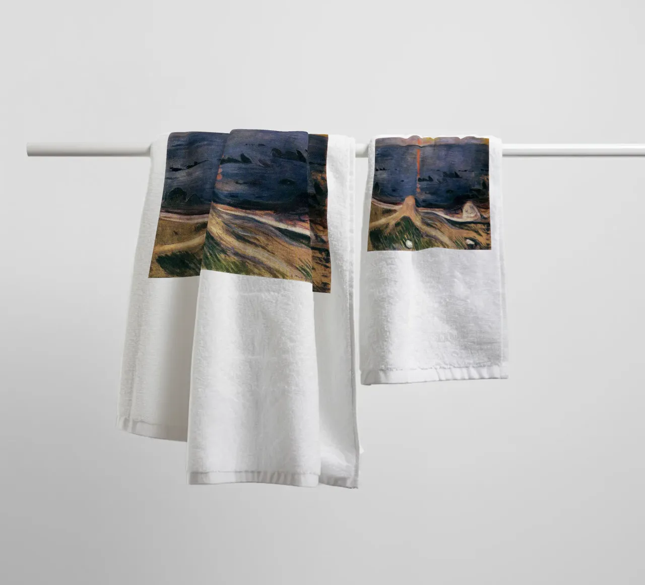Edvard Munch Art towel by Brooke
