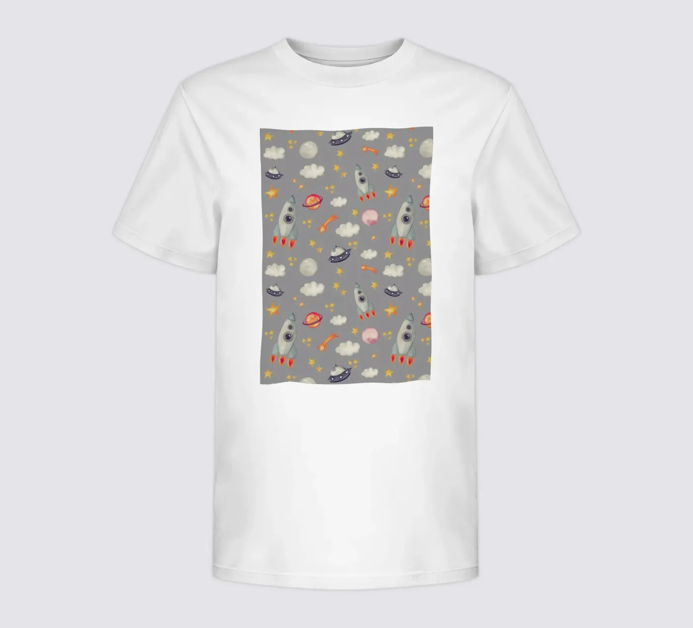 Space kinder t-shirt van Sabrina Ziegenhorn
