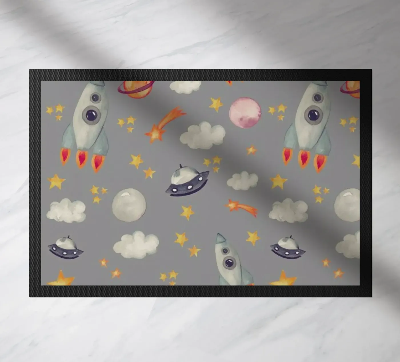 Space deurmat van Sabrina Ziegenhorn