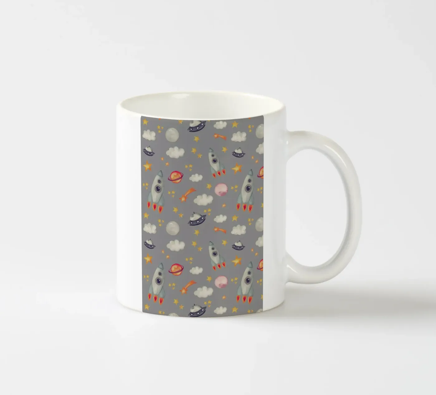 Space ceramic mug by Sabrina Ziegenhorn