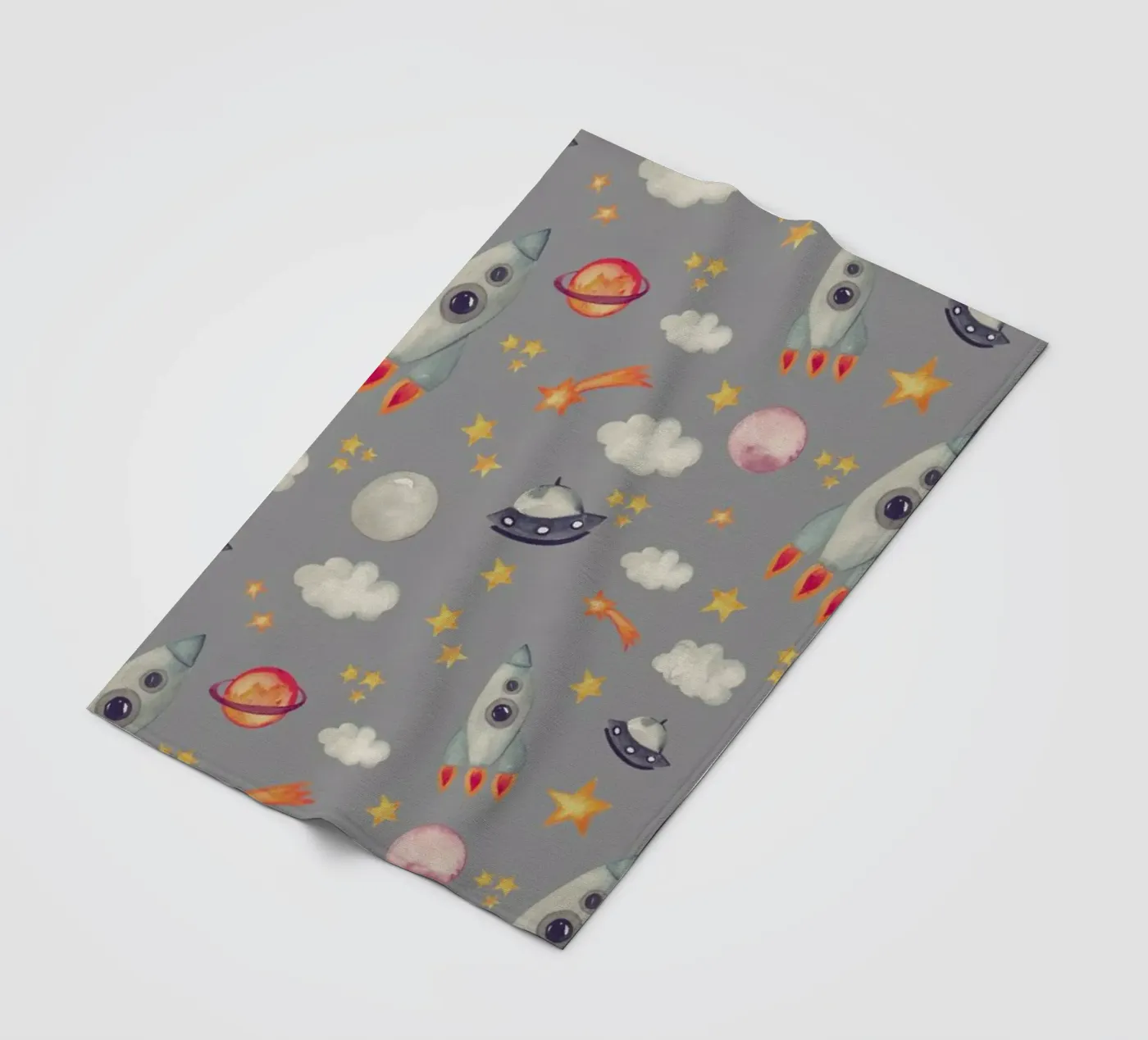 Space fleecedeken van Sabrina Ziegenhorn