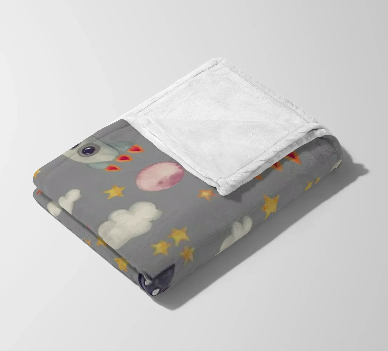 Space Fleecedecke von Sabrina Ziegenhorn