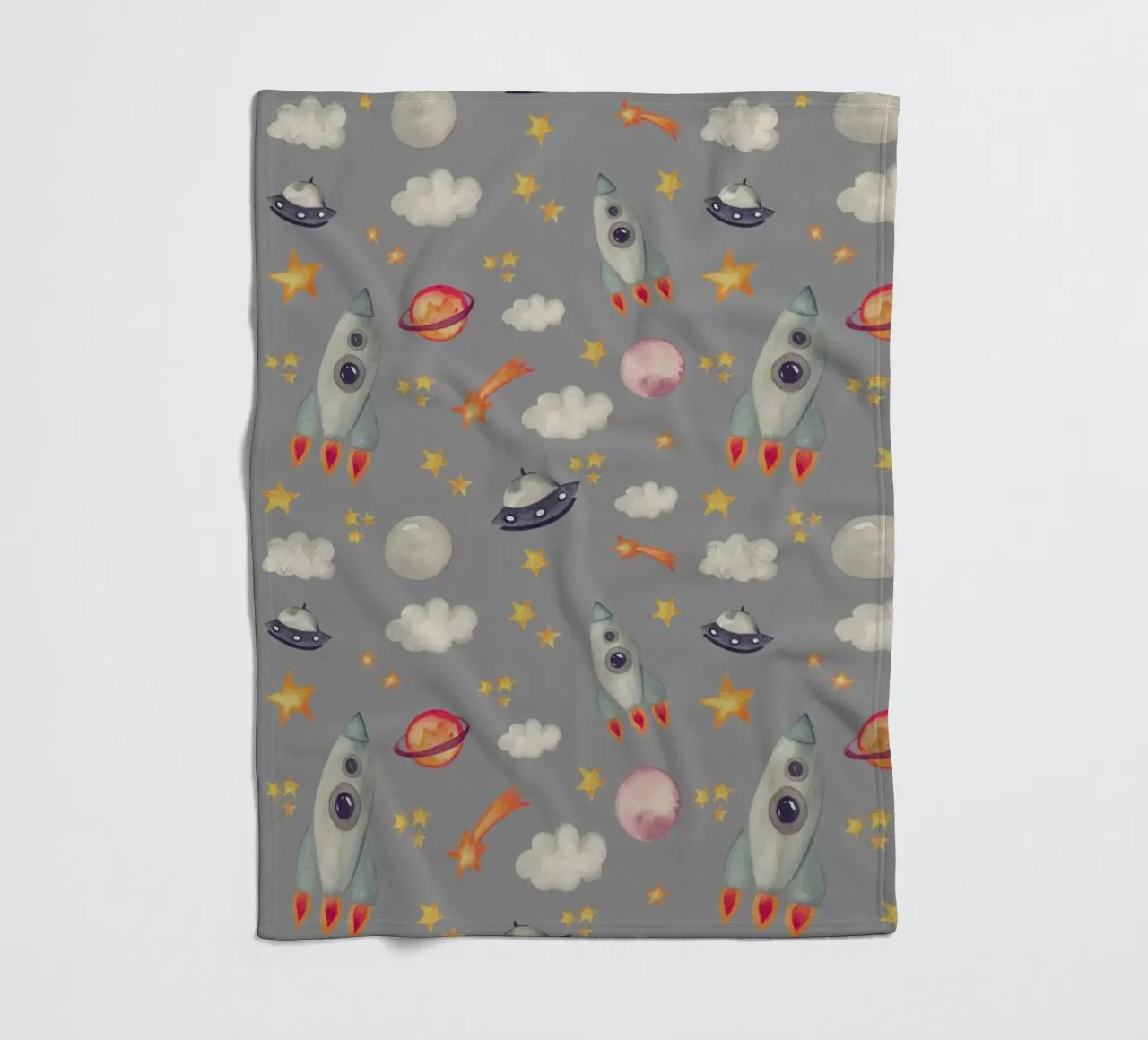 Space Fleecedecke von Sabrina Ziegenhorn